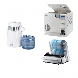 Pachet Autoclav E9 Med 24L + sigilator Euroseal + distilator Aquadist Euronda